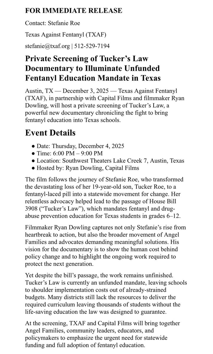 TEXAS AGAINST FENTANYL • TXAF tweet media