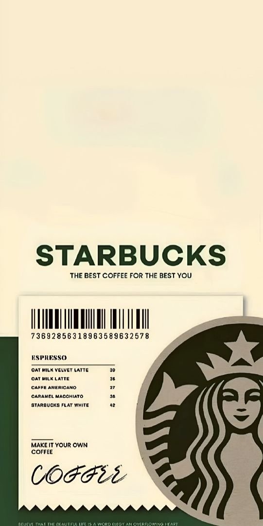 Papers_app's tweet image. Starbucks #Wallpaper