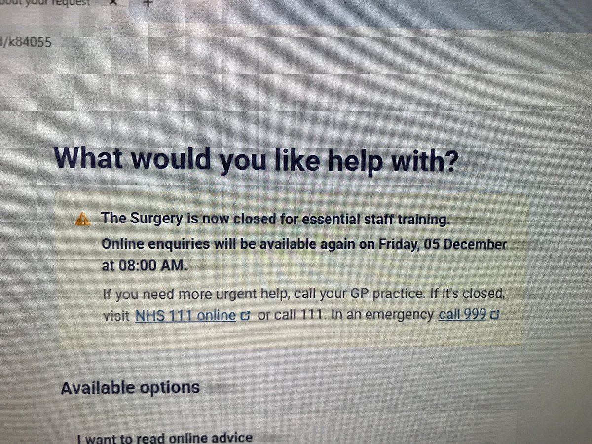 The realities of online GP appointments. They don’t speed up the process of seeing a doctor.