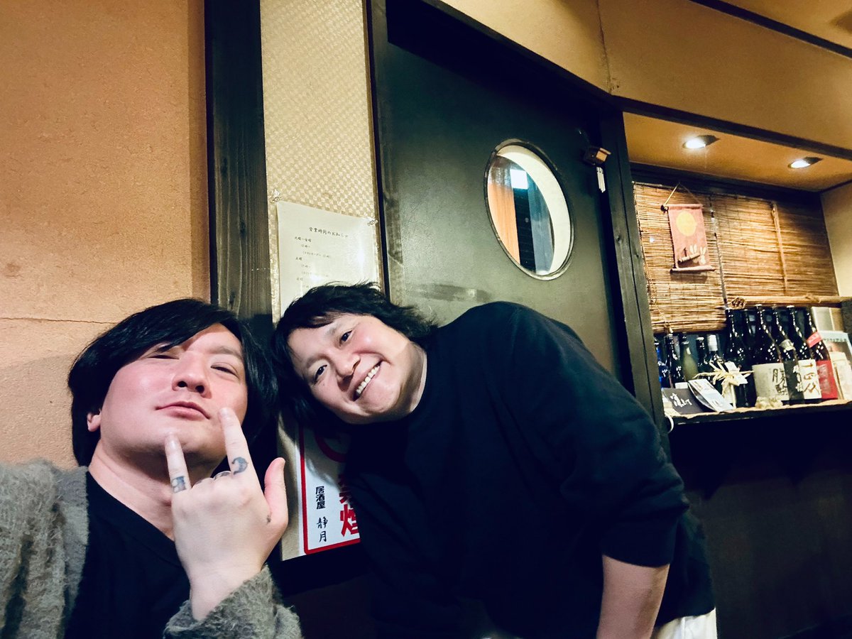 超絶久々のカッキー！！
色々な御縁が繋がって再開！
元気そうで何よりだ！！