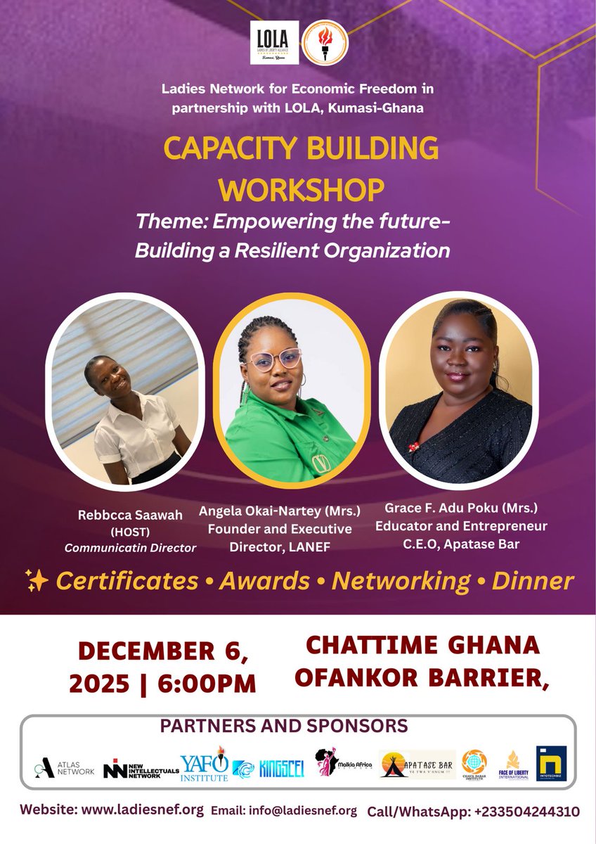 Ladies Network for Economic Freedom tweet media