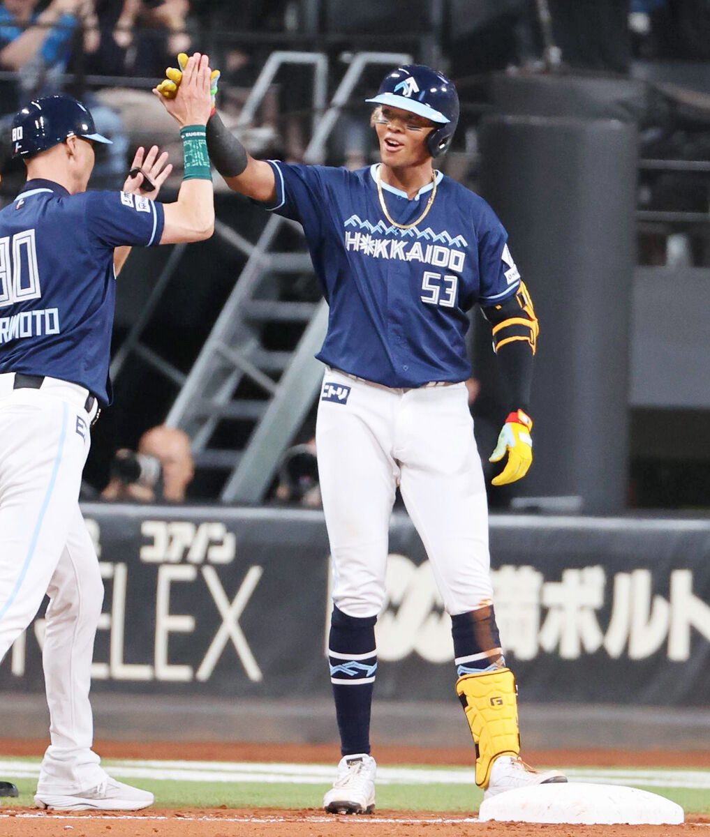 日本人ハムファイターズ we love hokkaidoユニフォーム　水谷瞬 日本ハム 2025 「WE LOVE HOKKAIDO & FIGHTERS」 WE LOVE HOKKAIDO
