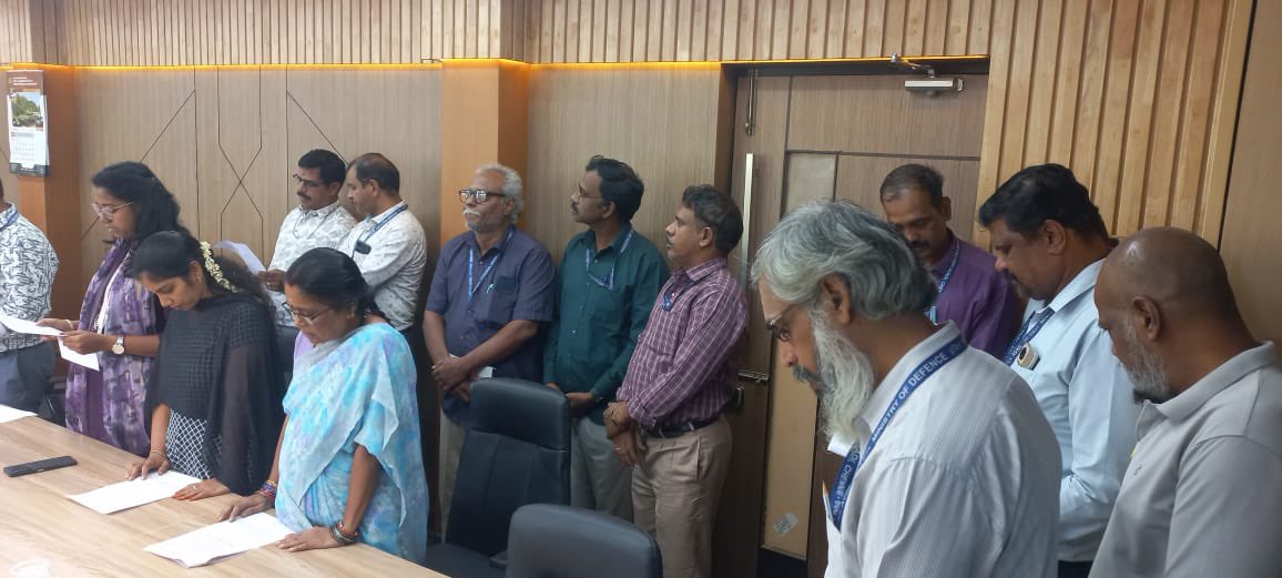 EngineAvadi's tweet photo. Constitution preamble was read and pledge was taken by all employees at EFA https://t.co/b6pdIxawGr