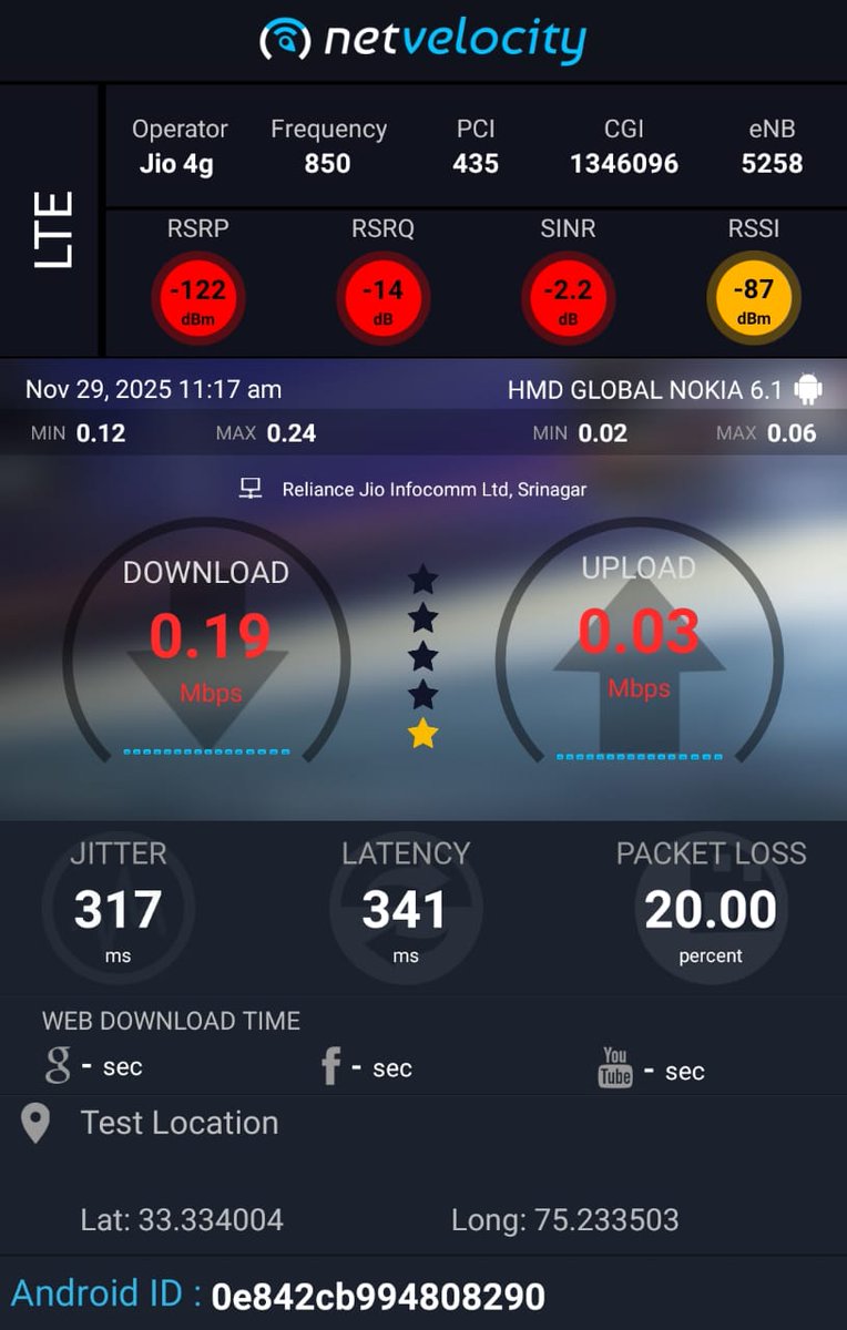 fafthpass's tweet photo. @reliancejio Where is Jio 5g ?
#jio5g #signalproblem https://t.co/641kWcXZ2g