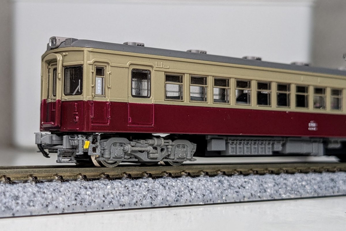 鉄コレの東武5700系晩年仕様の動力車にはTNカプラーが付けられない