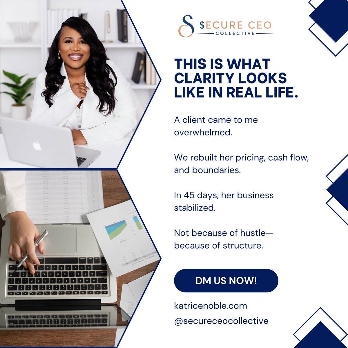 Katrice_Noble_'s tweet photo. This is what clarity looks like in real life.
Interested? DM us now!
or visit https://t.co/fd2b4kT5F4
#ClientTransformation #BusinessStructureMatters #SecureCEOResults #EntrepreneurShift #AlignedSuccess https://t.co/Sm0RWjDBAM
