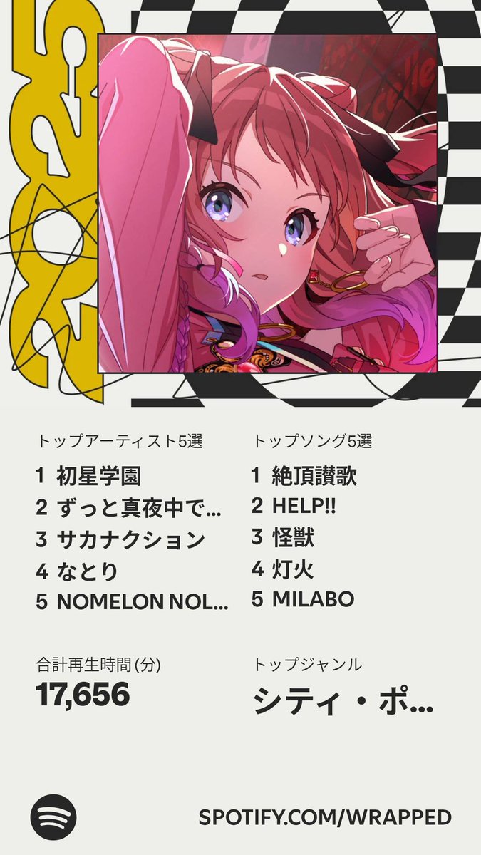 tanasa_'s tweet photo. ついに公開！わたしの #Spotifyまとめ のハイライトはこちら 
https://t.co/IJI2ye7lNT https://t.co/AY0ZmDOT6e