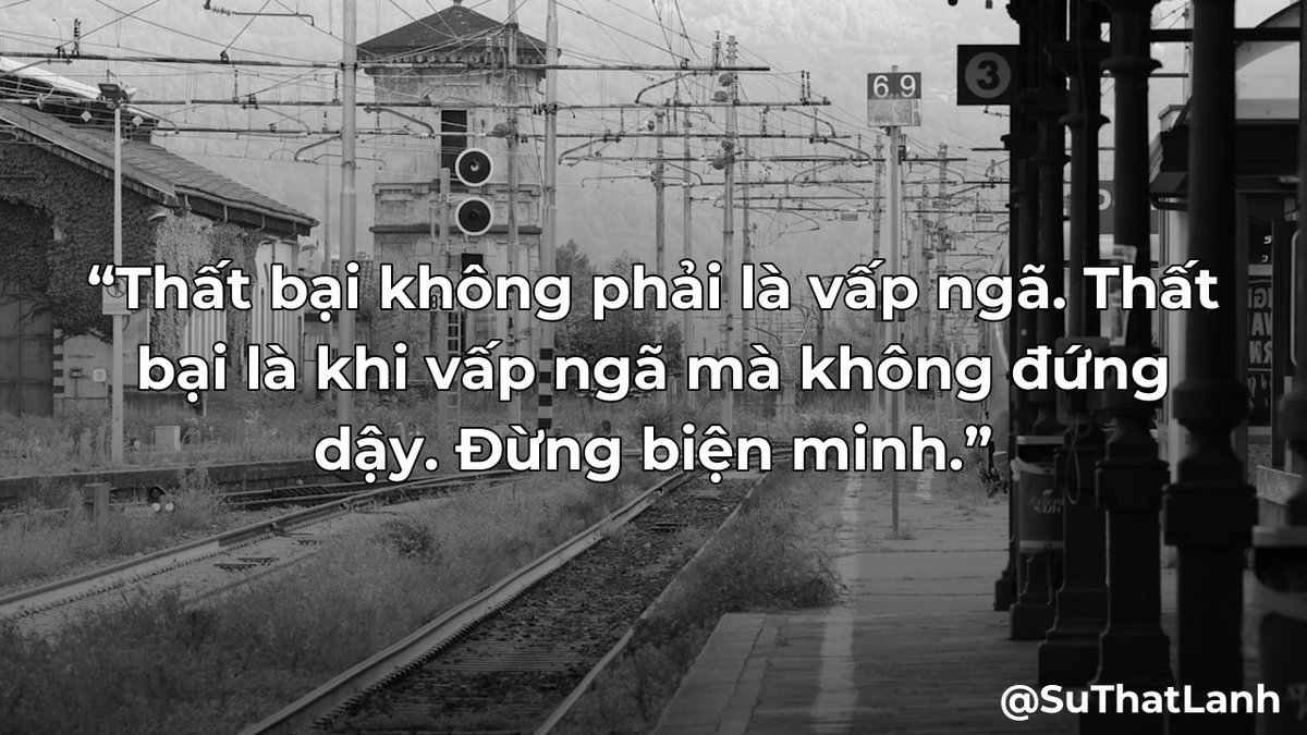 SuThatLanh's tweet photo. Đừng lãng phí thời gian than vãn. Đau đớn là động lực, không phải là điểm dừng.

#ThatBai #DungDay #DongLuc #SuThatLanh https://t.co/uSOAt5Sk60