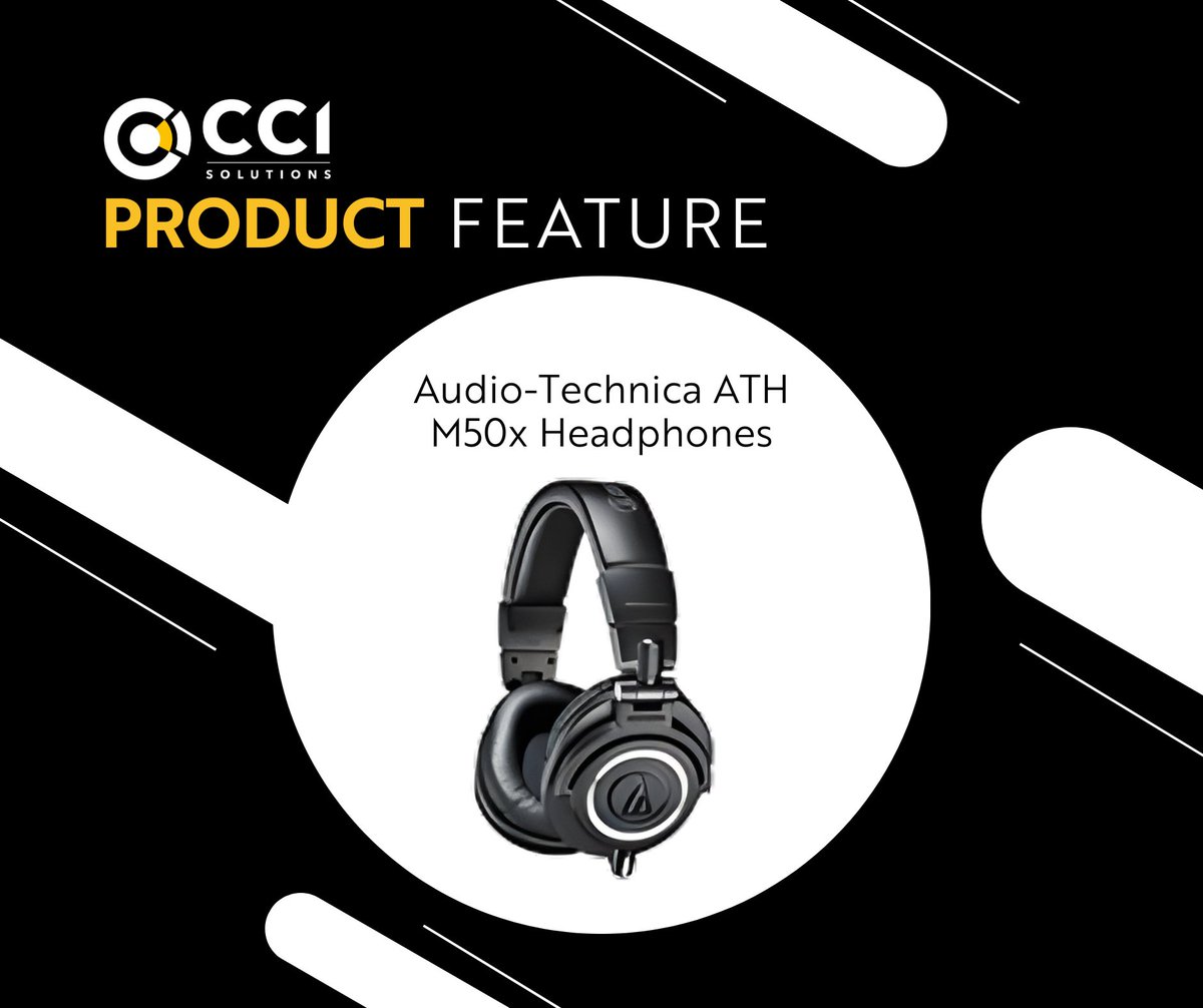 ccisolutions's tweet image. The ATH-M50x is a favorite among audio pros for a reason 🎧

A reliable choice for tracking, mixing, and live production.

Shop here: hubs.la/Q03Wv6qh0

#AudioTech #ATHM50x #ChurchTech #ProAudio