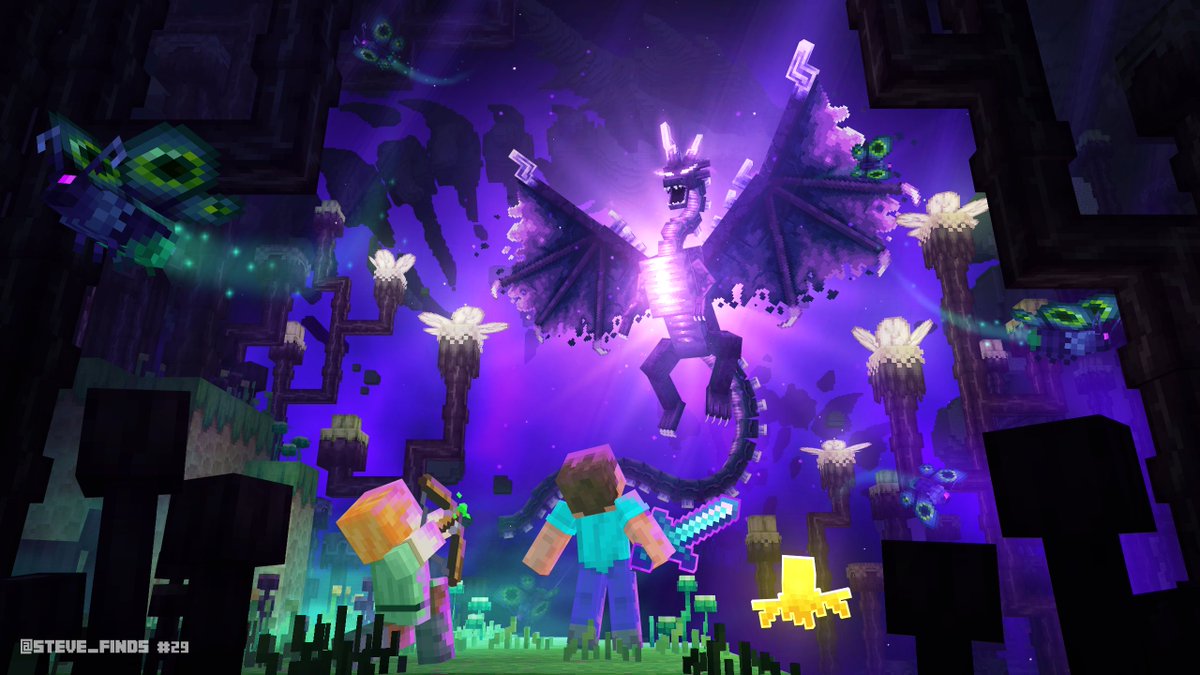 Steve_Finds's tweet image. Steve finds the End

#minecraft