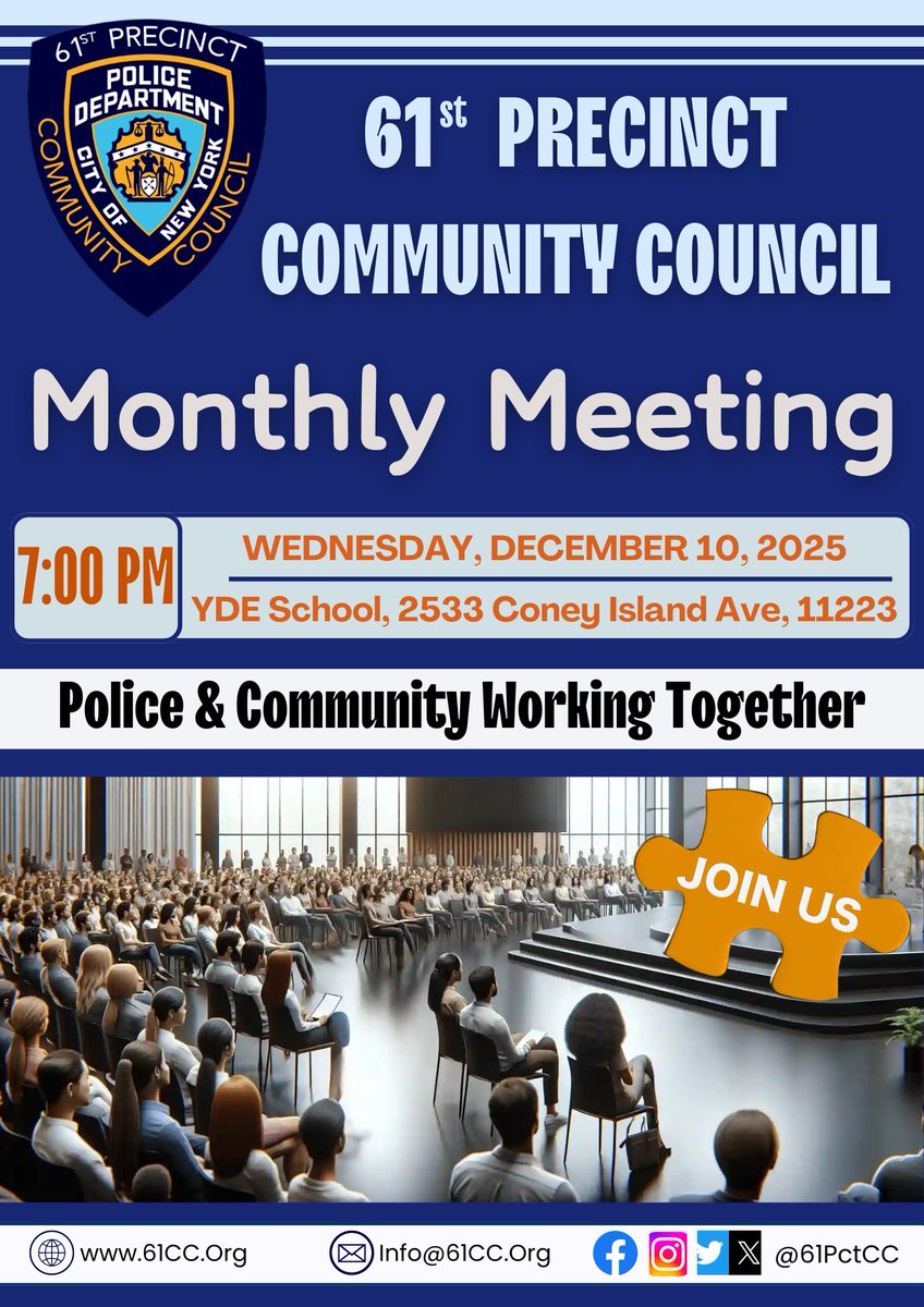 61 Precinct Community Council tweet media