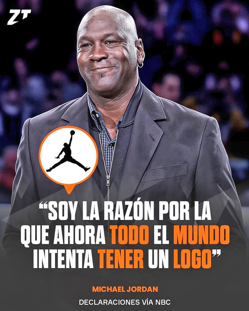 La diferencia es que Jordan primero puso el talento y luego apareció el logo. Con otros fulanos pasa al contrario.