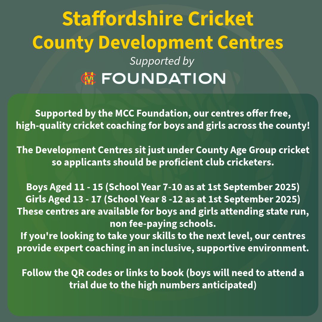 Staffordshire Cricket tweet media