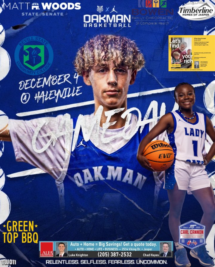 ITS GAME DAY WILDCATS!!! We will take the show on the road to face the 4A Haleyville Lions.
JVB tip off at 4:30 followed by VG and VB!
#Uncommon