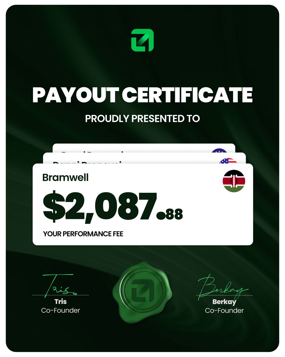 Big win for Kenya! 🇰🇪⁠
⁠
A massive shout-out to Bramwell for bagging a $2,087.88 payout! 👏⁠
⁠
Take your trading to the next level.⁠
⁠
Start your challenge today @equityedgeuk 🚀