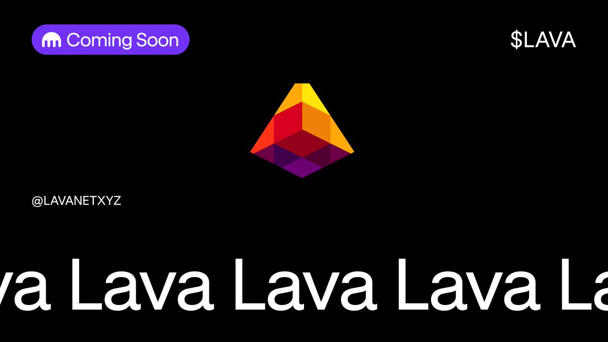 krakenfx's tweet image. Coming soon to Kraken 👀

$LAVA by @lavanetxyz is a protocol that routes dApps and AI agents to the fastest, most reliable data providers on every chain 🌋

Now in post-only mode. Trading erupts on December 10 at 10:00 AM UTC.

Get ready → app.kraken.com/JDNW/LAVA
