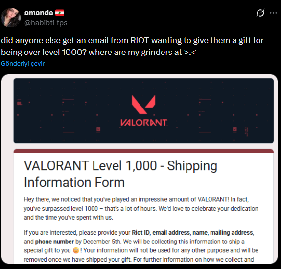 VALORANT Leaks Türkiye tweet media