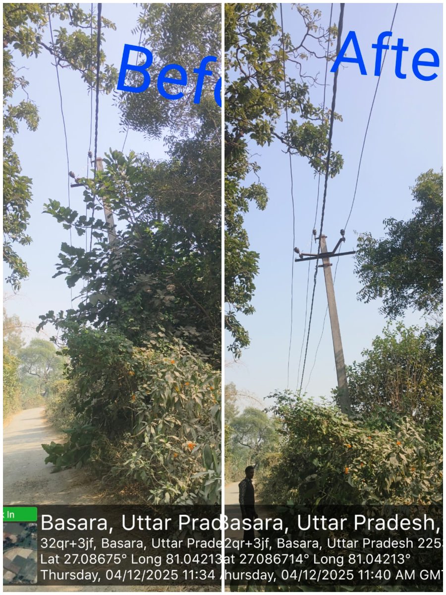 AjayKumar228612's tweet photo. आज दिनांक 04.12.2025 को विद्युत उपकेंद्र इटौजा,कठवारा,कुमरावा म के अंतर्गत अनुरक्षण व मरम्मत  का कार्य किया गया
@11KVJANKIPURAM 
@MVVNLHQ 
@ARUNKUM68219562 https://t.co/NoQt3oUtiH