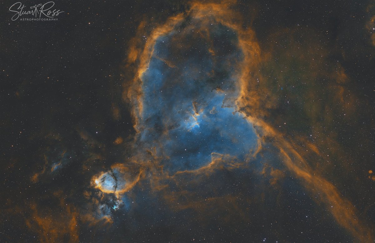 StuartRossAstro's tweet image. Another image from a couple of weeks ago, I'd love to run this with the other Tak as its a wider field to fit both the heart and soul nebula together. I'd also love to image Melotte 15 with the Celestron edge 8hd but I suppose I need to wait for another clear night in Scotland…