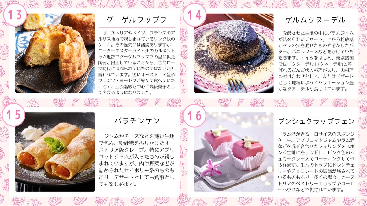 [世界の郷土菓子] 🇦🇹 オーストリア

🥧オーストリアの郷土菓子
worldvoyage.site/local-dessert-…