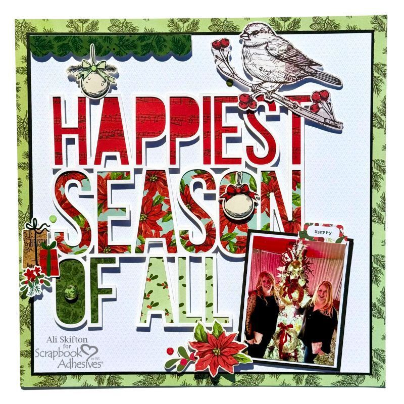 Document your holiday cheer with dimension + a cut file! ✂️Happiest Season Of All Layout by Ali Skifton has it all!💖See all the details + use this unique focal point on your next layout.💡RT+❤️ for Christmas Scrapbooking! Curious? We'll take you there 👉 buff.ly/IIMMDBl