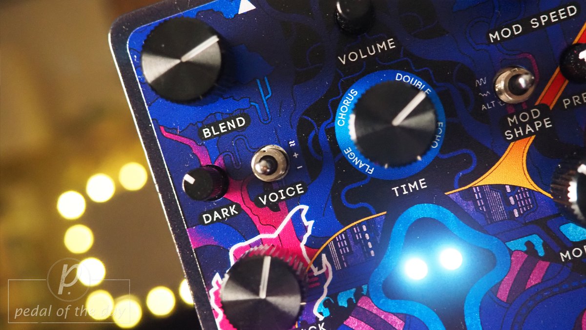 pedaloftheday's tweet photo. We're back with another creation from our friends at #CosmodioInstruments today - get ready for a wild sonic ride as we investigate the Splinter Twin Time Modulator!🪐⭐️🚀
Demo: https://t.co/EL2y1Rb01O
Review/Info: https://t.co/YYYVhDAIty
#pedaloftheday #cosmodio #guitarpedals https://t.co/laiMilTIid