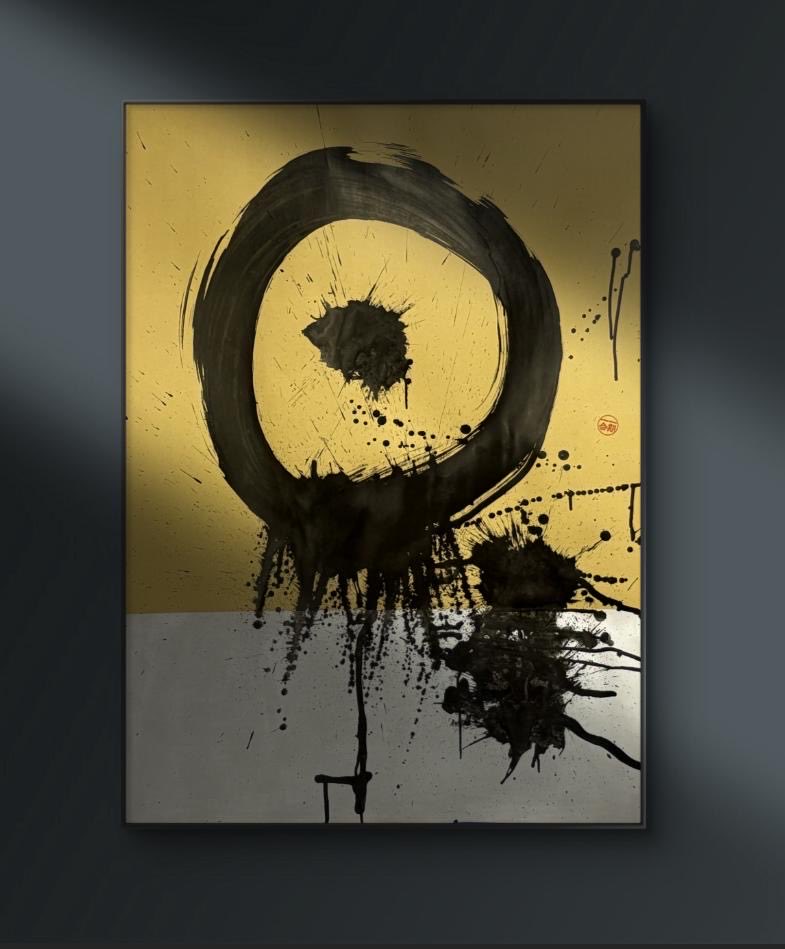 Exploring a new concept of my #art #abstractart #calligraphy #ichigoichie