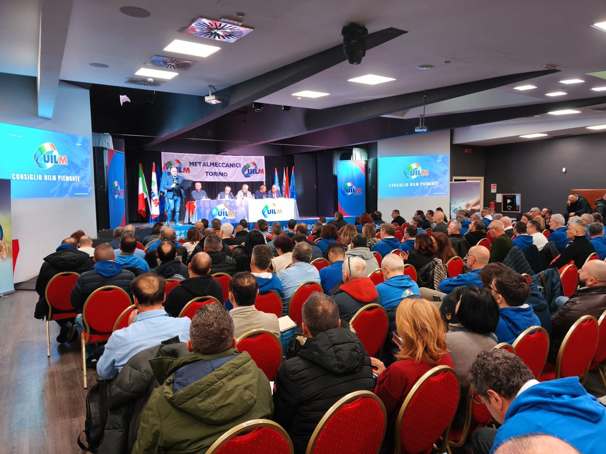 UilPiemonte's tweet image. Si è svolto oggi a Torino il Consiglio della UILM Piemonte con la partecipazione di Rocco Palombella, Segretario Generale Nazionale UILM e di Gianni Cortese, Segretario Generale UIL Piemonte.