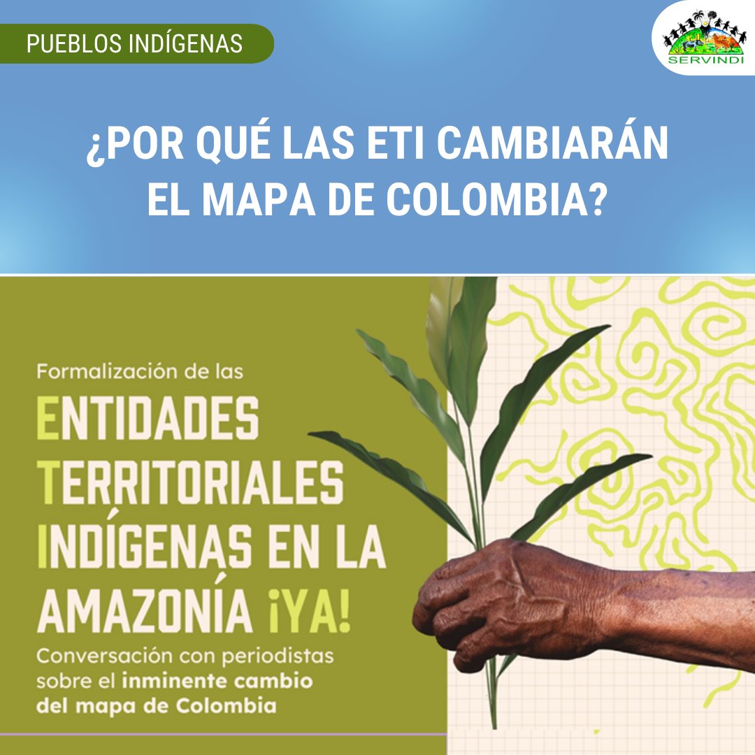🇨🇴 #Colombia La creación de las Entidades Territoriales Indígenas (ETI) en la Amazonía de Colombia significará un significativo cambio en el mapa colombiano y que interpela a toda la ciudadanía de este país ⮕ acortar.link/nbKm2o