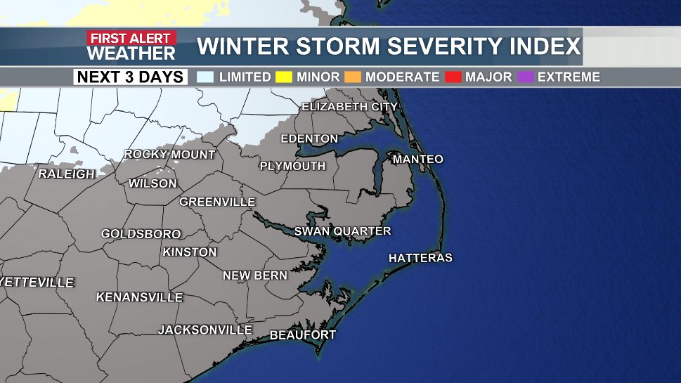 Never fails, quiet until I leave town. Just a little too early for a full blown winter storm.
-Areas along and north of US 64 have the best chance of a few slick spots. 
-NO MILK OR BREAD NEEDED
-Travel to parts of Virginia, the triangle, or the triad may be tougher #ncwx