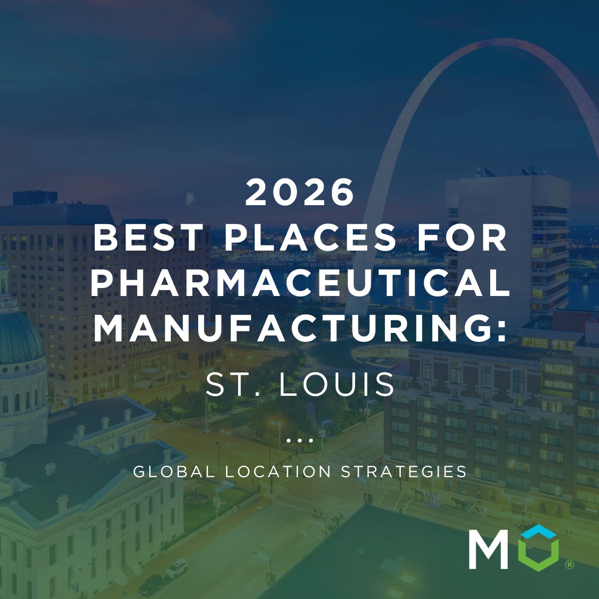 In the <a href="/glsconsults/">Global Location Strategies</a> report on the Best Places for Pharmaceutical Manufacturing in 2026, St. Louis was named a Preferred Location.

"All Preferred Locations combine above-average quality scores with below-average operating costs, making them highly attractive candidates for