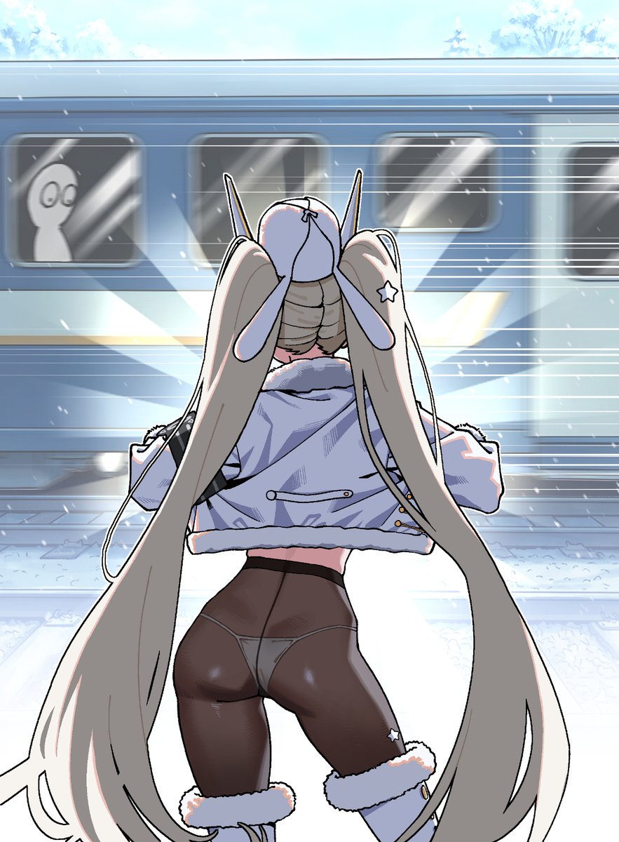 오락이 많지 않은 러시아 시골에서는
지나가는 기차를 모욕하는 게 소소한 놀이이다.
#NIKKEfanart #Blanc