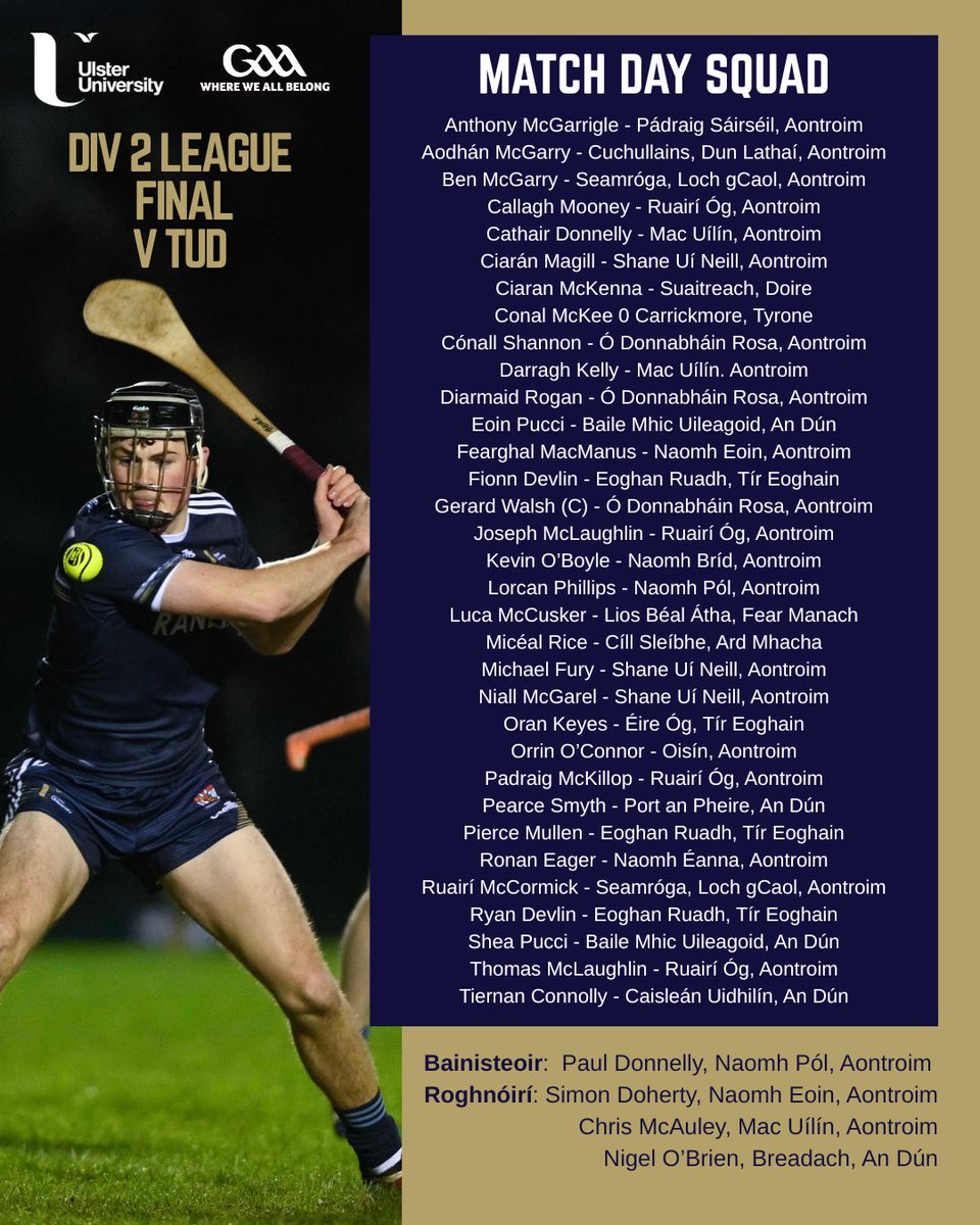 Ulster Uni Gaelic Academy tweet media