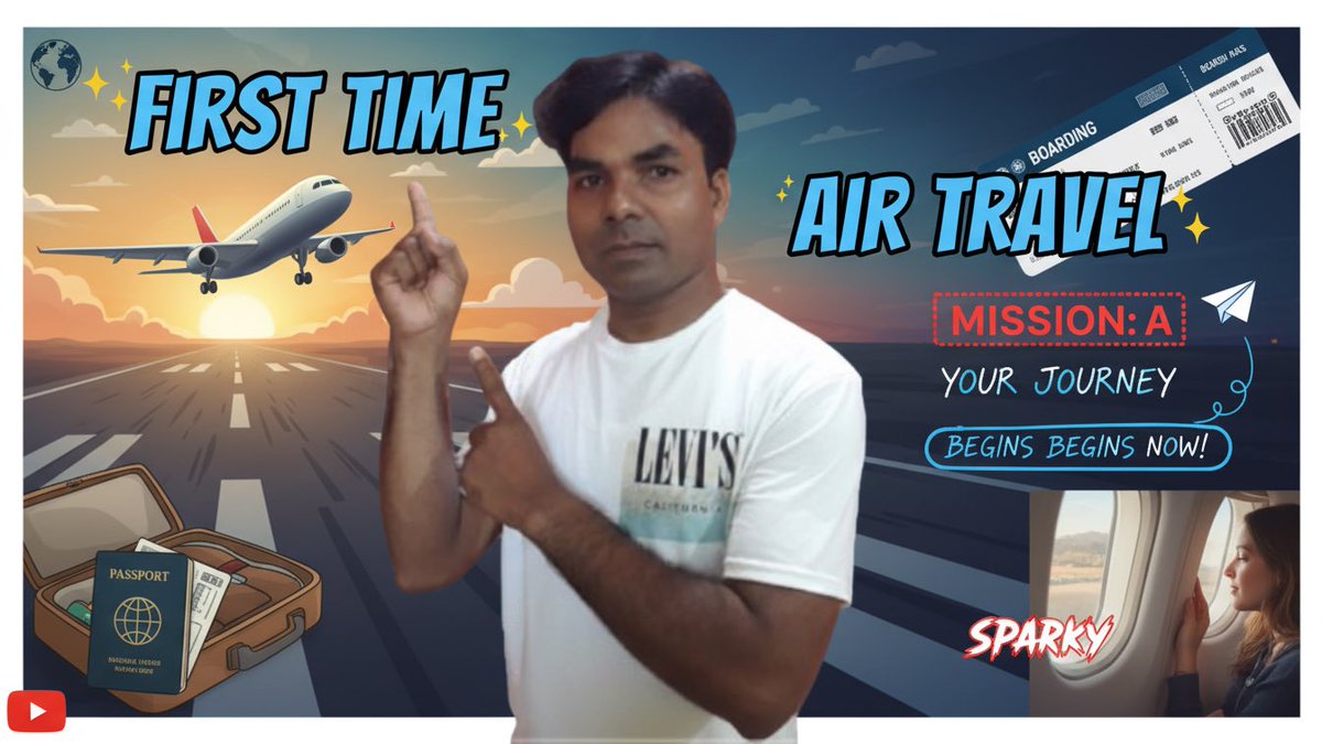 “First Time Flight Journey Guide | एयरपोर्ट से लेकर लैंडिंग तक पूरा प्रोसेस”
youtu.be/6IFxU_4kYbE