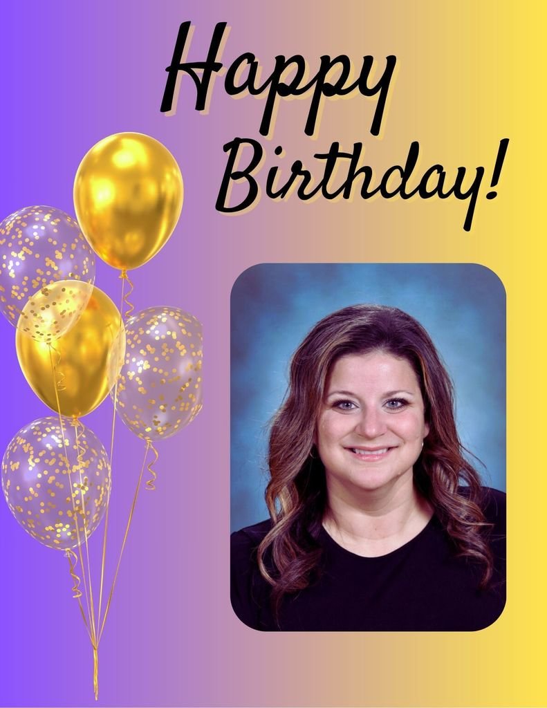 Happy Birthday Mrs. Major! We hope you have an amazing day!!