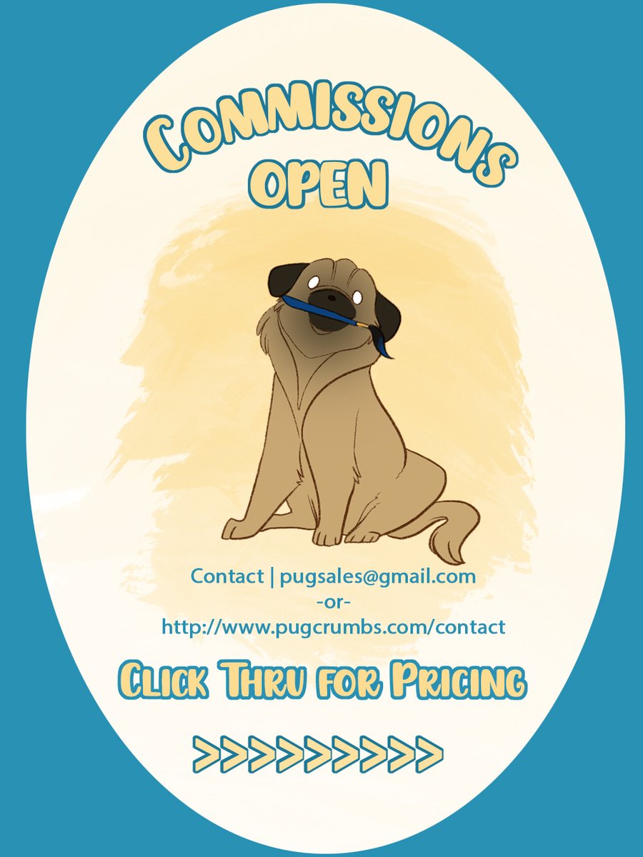 ¡Es Un Pug! | open for commissions! tweet media