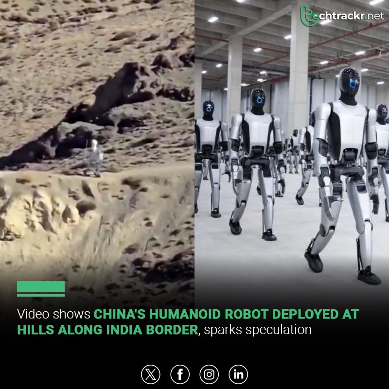 TechTrackr_net's tweet image. A video shows a humanoid-like robot on the Indo-China border, sparking speculation about China’s advanced surveillance tech.  

#IndoChinaBorder #HumanoidRobot #SurveillanceTech #China #BorderSecurity #ViralVideo #TechMonitoring #TechTrackr #TechNews