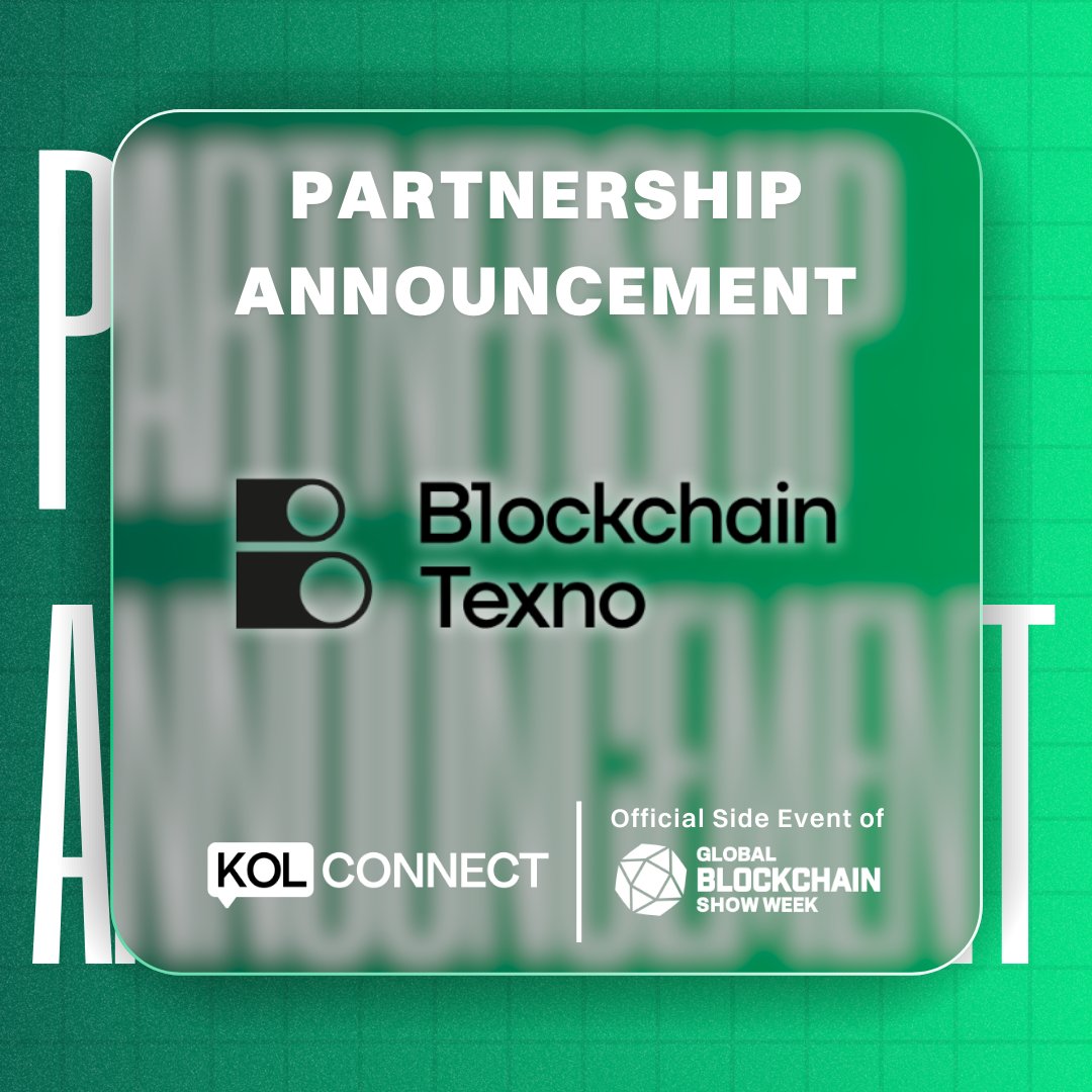 We're partnering with <a href="/blockchaintexno/">Blockchaintexno</a> as a partner for KOL Connect: Abu Dhabi Edition, part of #GlobalBlockchainShowWeek!

📅 Dec. 11 | Abu Dhabi
🔗 luma.com/kolconnectabud…

Together, we’re championing leaders, founders &amp; innovators in Web3.

#GBS2025 #GlobalBlockchainShow #KOLs