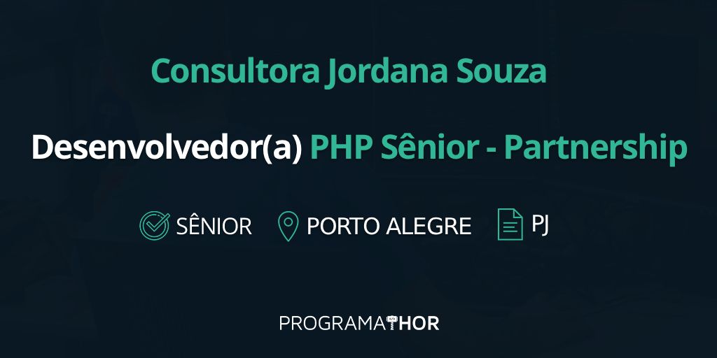 ProgramaThor's tweet image. {VAGA}
Desenvolvedor(a) PHP Sênior - Partnership
shre.ink/q5Kt 

#vaga #PHP #laravel #mySQL #backend #dev #TI #programathor