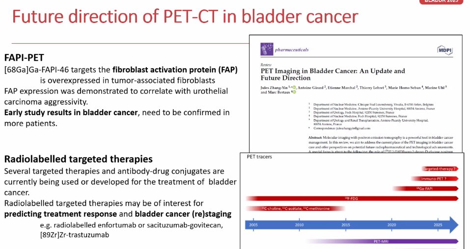 18F FDG PET CT in Bladder Cancer 
#GlobalForum25 #BLADDR25 

PET CT is quietly becoming one of the most practice changing tools in MIBC.
Why it matters: it picks up hidden mets that conventional staging often misses.

🧲 Diagnostic power
Sensitivity around 89 percent, specificity