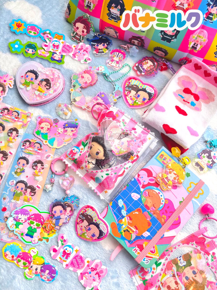 banamiruku's going to #PLandSeasonofWishes this weekend! 🌷

🍭: Blok M Hub, Table A52
🍭: 6-7 December 2025 
🍭: OC, KNY, JJK, Mahou Shoujo , 90s Anime, Saiki K., BIGBANG, 2NE1
🍭: QRIS &amp; Cash accepted

Will also be having some year-end sale there!! ʕ♡˙ᴥ˙♡ʔ