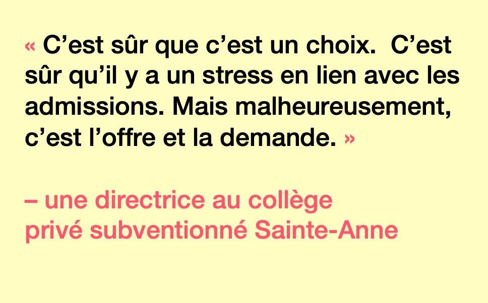 ❗️Une représentante du privé subventionné reconnaît que ce sont les écoles sélectives qui ont le choix, et non les familles comme le veut la propagande officielle.

‼️C'est aussi une reconnaissance que nous avons un marché scolaire. 

lapresse.ca/actualites/edu…