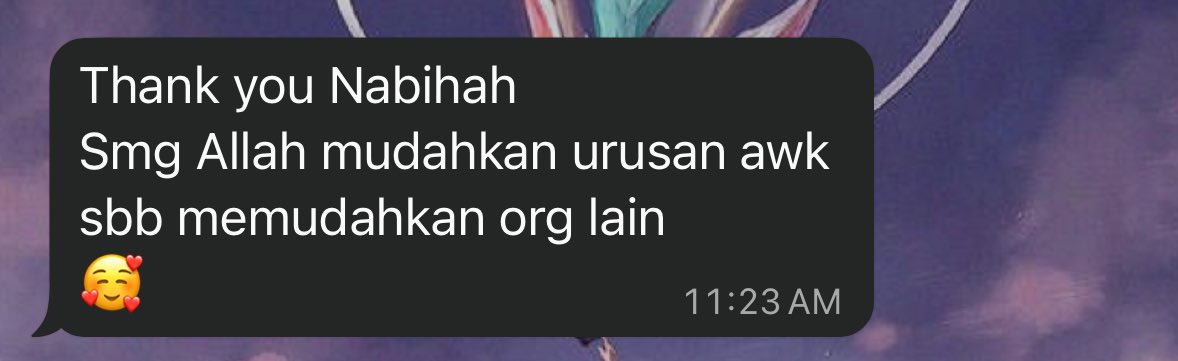 ctna127's tweet photo. Needed this after dealing with unnecessarily hostile colleague. Coming from someone i never met this is touching 🥲 https://t.co/RKRHEDIJee