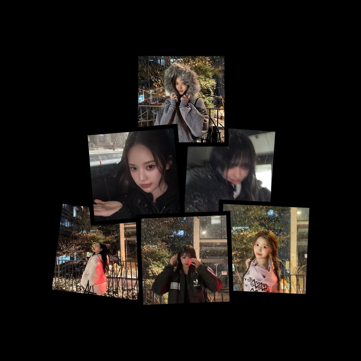 smileyjeebang's tweet photo. izzies’ first snow ❄️ they all look lovely 🥹 https://t.co/gkPP7dg0Al
