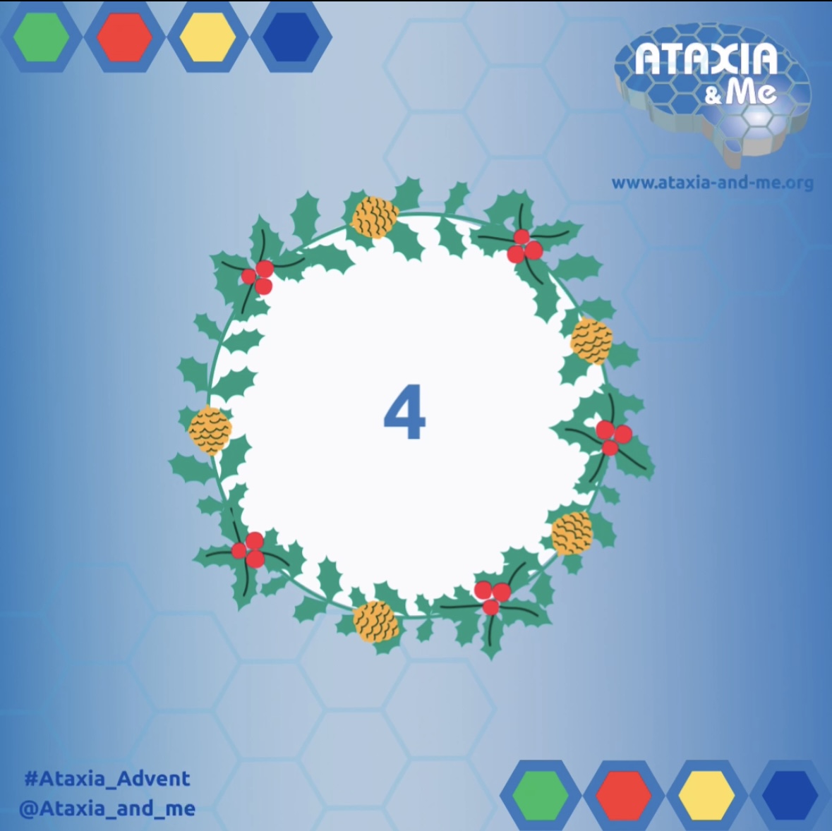Ataxia_aware's tweet photo. ICYMI
Swipe for our 4th #Ataxia Advent fact 🎁🎄
#Ataxia_Advent #kNOwATAXIA #raredisease https://t.co/Td33LicVPP
