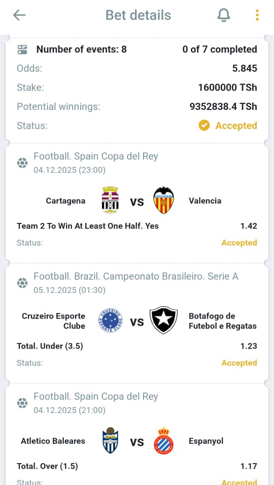 kasesco_tz's tweet photo. Tumalize siku kibabe hapa, jisajili hapo chini na  MELBET upate bonus kibao repost wengine wapate. 🚀

Code. 2QV8X                 Odds. 5+               Stake,1.6M 

✅️Jisajili kama huna account 
⚠️Tafadhari zima VPN unapo jisajili 

JISAJILI HAPA
Web https://t.co/f3OtYb750M

APK https://t.co/drXmeSaoPv
Promocode👉🏾Cuty 

WhatsApp group👇🏿
https://t.co/Bj9vIGY1iz