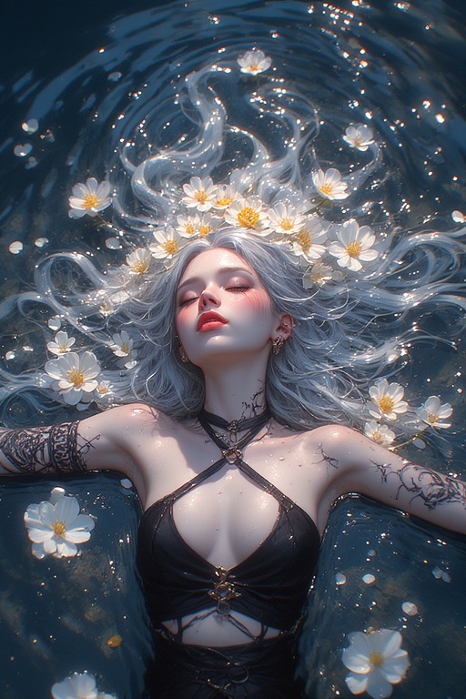 Floating, made in AI.