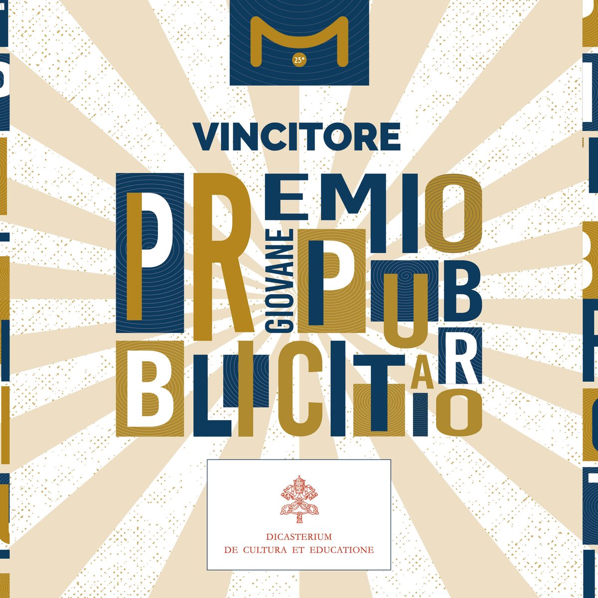 🏆𝐌𝐢𝐜𝐡𝐞𝐥𝐞 𝐋𝐮𝐥𝐥𝐢 (IIS Confalonieri De Chirico, 5BLA) vince il 𝐏𝐫𝐞𝐦𝐢𝐨 𝐆𝐢𝐨𝐯𝐚𝐧𝐞 𝐏𝐮𝐛𝐛𝐥𝐢𝐜𝐢𝐭𝐚𝐫𝐢𝐨 della XXIII edizione del #PSB25. Ringraziamo ancora una volta il 𝐃𝐢𝐜𝐚𝐬𝐭𝐞𝐫𝐨 𝐩𝐞𝐫 𝐥𝐚 𝐂𝐮𝐥𝐭𝐮𝐫𝐚 𝐞 𝐥'𝐄𝐝𝐮𝐜𝐚𝐳𝐢𝐨𝐧𝐞 per il brief