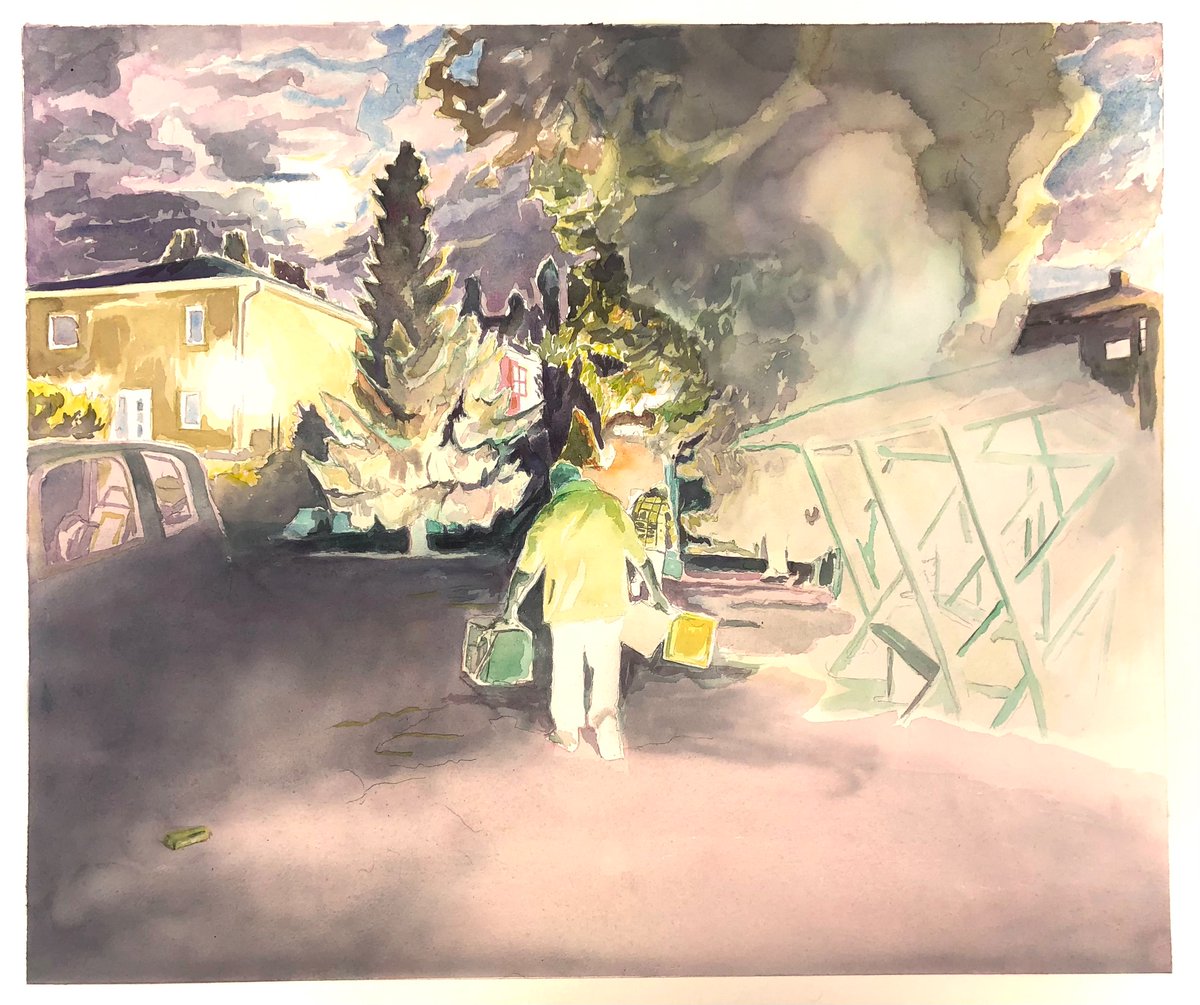 Schnuff26935772's tweet photo. Keep the Car running
Watercolor on Paper
60 x 50 cm
#art #arteespecial #artedigital #painting #contemporarydrawings #modernart #city #nightlife #ArtistOnX #Germany #alexanderschellbach https://t.co/bsaXUwi57I