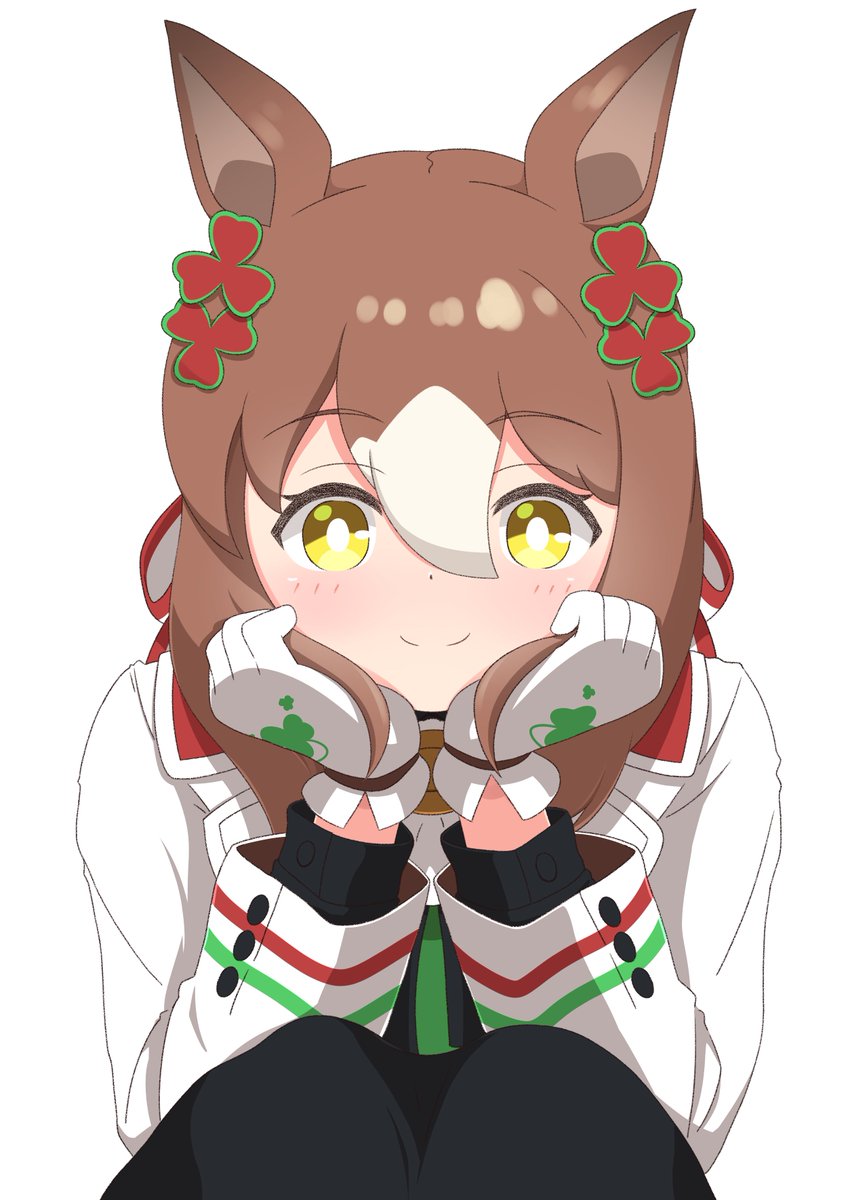 ファインモーション(ウマ娘) 「#すみませんウマ娘プリティーダービーのプリティーマシマシください」|こかもりのイラスト